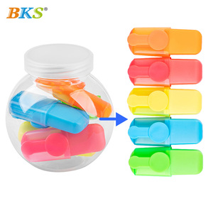 Lightweight Plastic <strong>Highlighter</strong> Pens with Wide <strong>Chisel</strong> <strong>Tip</strong> for Efficient Marking and Bulk Order Promotions - Product Image 5