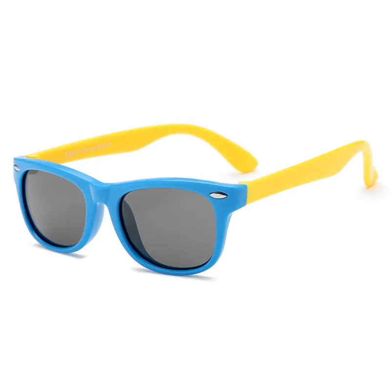 2023 mode promotionnel UV400 Protection des yeux carré rose Rectangle enfants lunettes de soleil lunettes de soleil pour 1 à 3 ans garçons filles