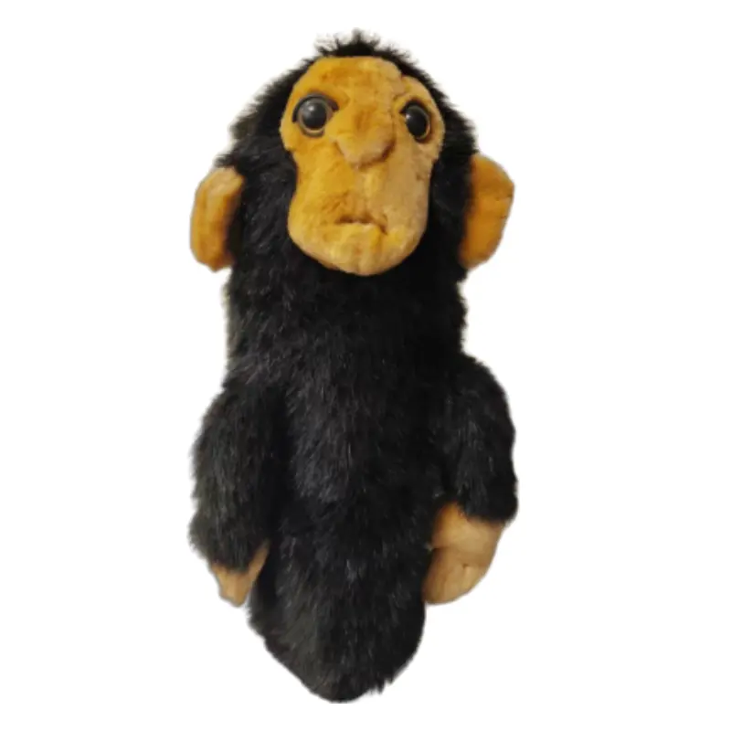 Copertura del driver della testa di golf del giocattolo della scimmia della peluche personalizzata di alta qualità