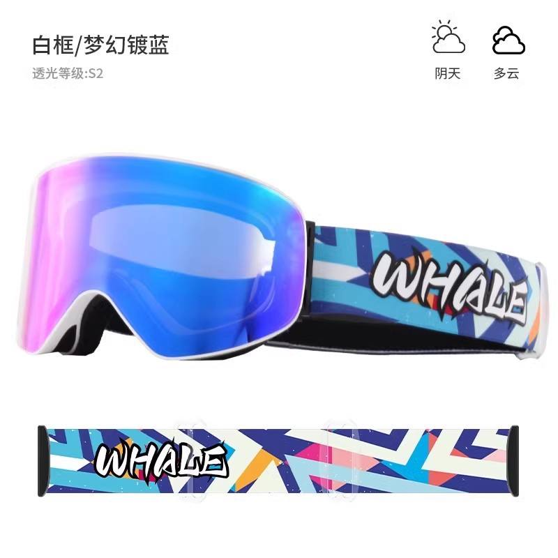 กรอบสีขาวพร้อมการชุบสีฟ้าชวนฝัน