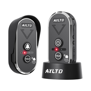 Wireless Doorbell <strong>Intercom</strong> <strong>System</strong> 1500m Range Waterproof Rechargeable Battery 3 Volume Levels 20 Ringtones for Home <strong>Classroom</strong> - Product Image 1