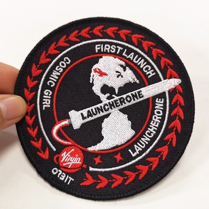 Chất lượng tốt tùy chỉnh thêu móc và vòng lặp vải các bản vá lỗi cho mũ - Product Image 3