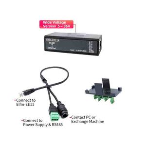 Puerto Serial Elfin-EE11 RS485 a servidor Ethernet, convertidor de datos IOT, compatible con TCP/IP, Telnet, Modbus, TCP - Product Image 3