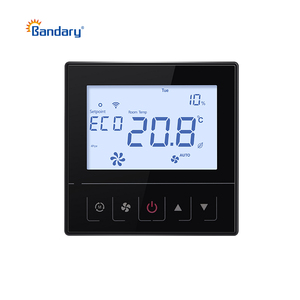 Touch LCD Modbus 0-10 В DC выходной термостат регулятор температуры, блок катушки вентилятора, термостат для 2 труб кондиционирования воздуха и HVAC - Product Image 4