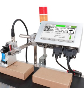 WEISHUO-Impresora de códigos de barras, impresora térmica de inyección de tinta en línea, en varios idiomas, OEM/ODM, T210, TIJ, para embalaje de plástico - Product Image 5
