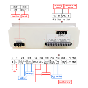 Incubadora de control automático por computadora, controlador de incubadora de aves de corral, Incubadora de temperatura y humedad, sistema de incubadora de huevos xm18g - Product Image 5
