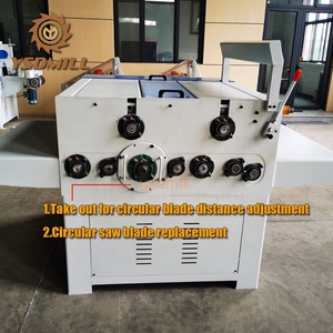 Günlük kereste fabrikası otomatik çok Rip testere yapmak için kereste tahta ahşap kesme tablalı testere makinesi - Product Image 6