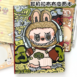QY Labubu Notebook A5 Farb seiten buch Labubu Monsters Notebook - Product Image 2