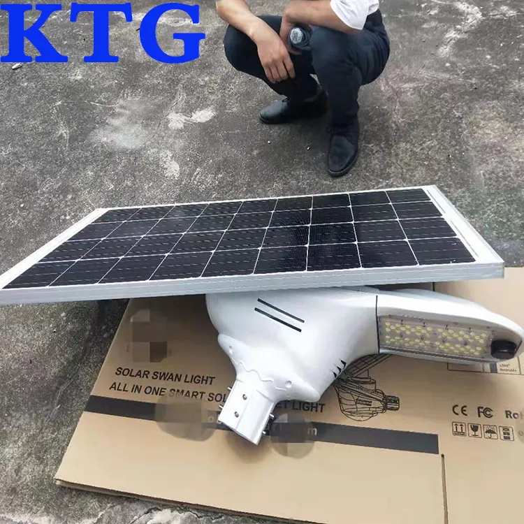 KTG privato modello 15-150w luce di via solare volare falco con 26650 LiFePO4 batteria SMD 5050 circuito integrato del CREE per 5 anni di garanzia