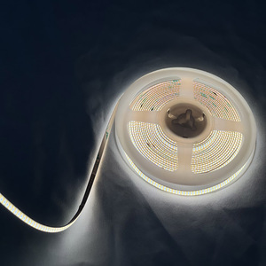 Süper parlak COB esnek LED şerit ışık DC12V 24V 320LEDs Dotfree 2200K 2400K 2700K uzaktan kumanda ve IP67 ile" - Product Image 3