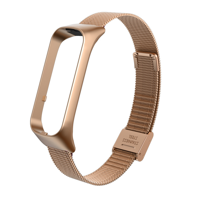 Samsung galaxy fit2 bracelet métal snap-rose gold