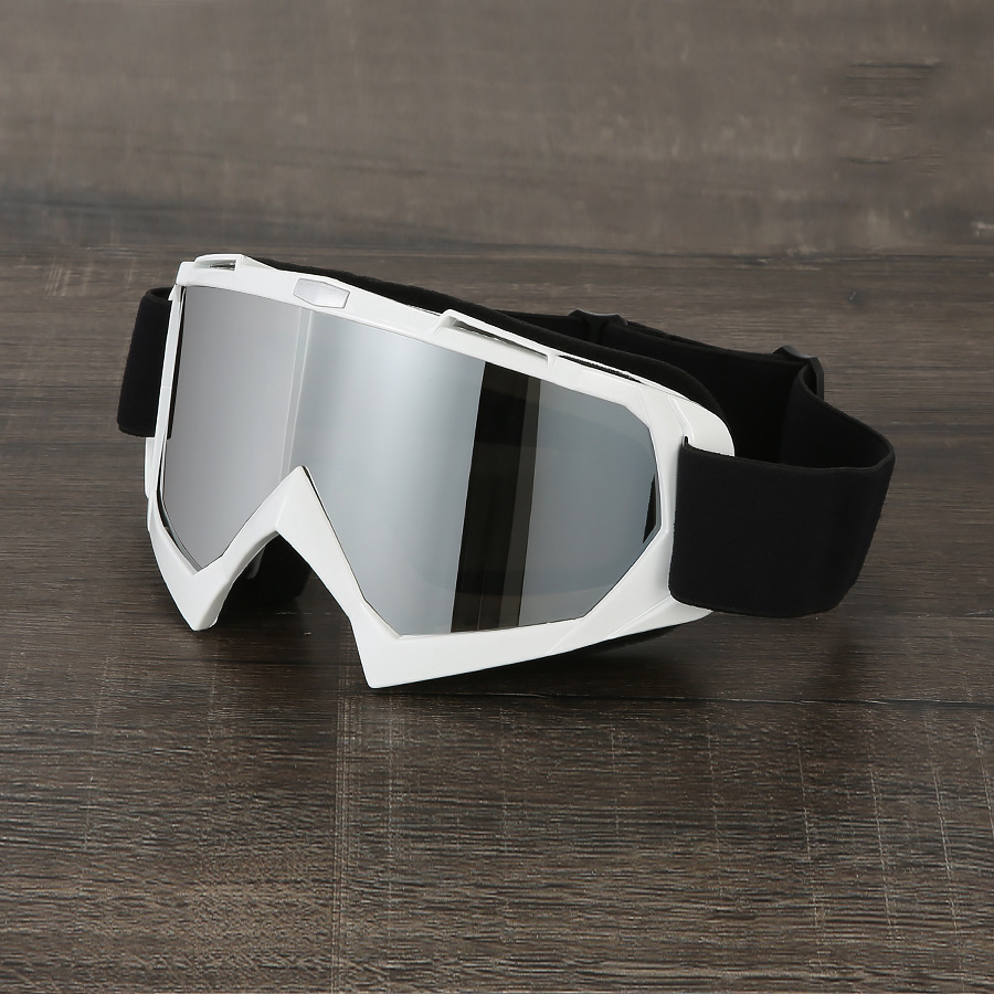 White frame silver