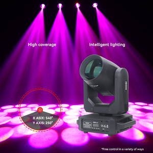 Dj Equipment LED Spot Beam 200W Moving Head Light 18 Prism Rainbow Effect <strong>DMX</strong> <strong>Controller</strong> for Party Disco Stage Lighting - Product Image 3