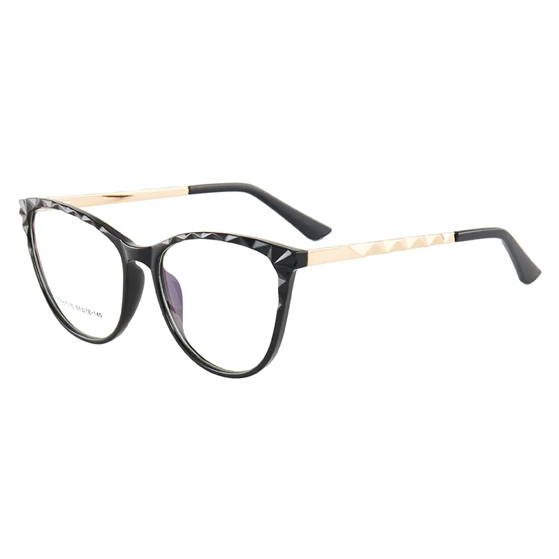 Kacamata bingkai Anti cahaya biru terbaru untuk wanita kacamata optik komputer desain logo kustom murah