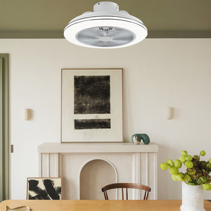 Ventilador de techo con control remoto de luz LED Bldc inteligente moderno con control remoto de aplicación de dormitorio silencioso con Wifi Tuya - Product Image 2