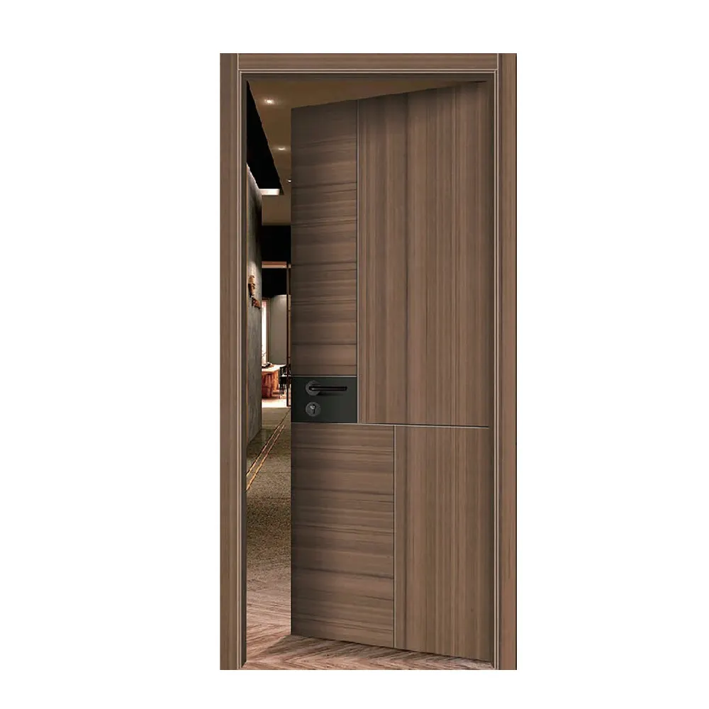 Appartamento Pvc porta interna Design cornici insonorizzato porta Wpc impermeabile