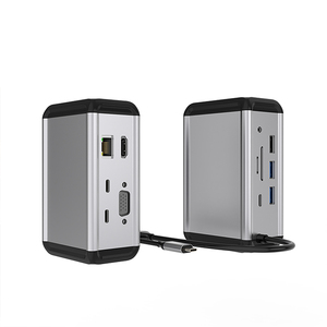 12 in 1 Usb c Hub Type c Hub Type-C to PD HD-MI SD TF AUDIO3.5 VGA RJ45 USB-C2.0 USB-C3.0 USB3.0*2 USB2.0