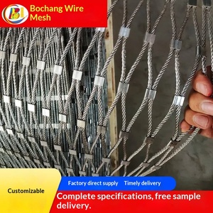 लचीले बुना हुआ स्टेनलेस स्टील तार जाल ड्रोन खनन मशीनरी के लिए कम ऊंचाई अवलोकन अलगाव संरक्षण जाल - Product Image 3