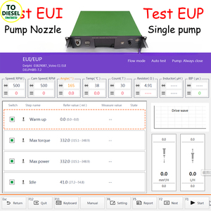 Cambox test cihazları ile yüksek basınç EUS1600 EUS1800 dizel yakıt enjektörü EUI EUP Piezo yüksek basınçlı enjektör Tester çalışmak - Product Image 5