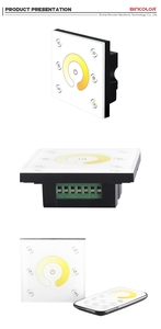 P2 + T2 blanco cálido color blanco frío cambio de temperatura CCT pared táctil LED controlador de atenuación - Product Image 4