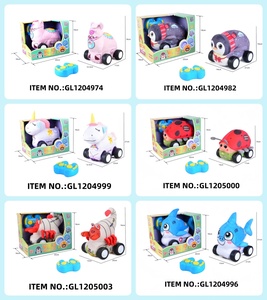 R/C Plush <strong>Toys</strong> Cartoon Wild Wonders Cars DIY Assemble and Disassemble Compatible with Building Blocks with Music - Product Image 6