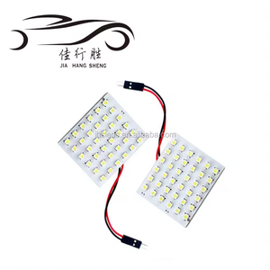 JHS Led Panel AYDINLATMA 36SMD 1210 3528 kubbe ışık LED 3 adaptör Festoon T10 ba9s araba çatı okuma İç Led ışık araba styling - Product Image 6