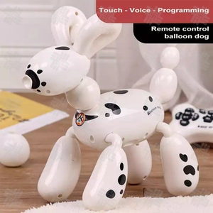 KW 2,4g programación inteligente globo Robot perro juguete nuevo diseño eléctrico inteligente Robot juguete Radio Control juguetes para niños