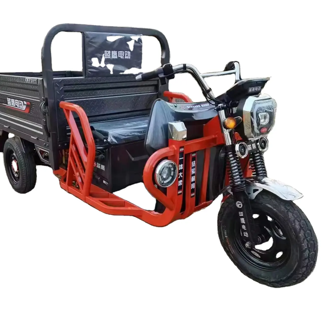 1.5m Wheel Electric Tricycle 1000W Motor Large Capacity Three Wheel Cargo Tricycle