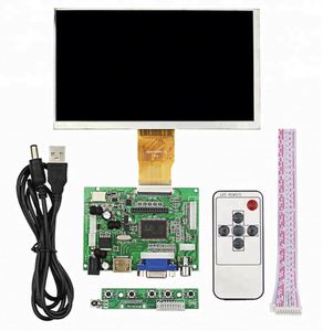 7inch <strong>Raspberry</strong> <strong>Pi</strong> 3 Model B+ LCD TFT Display 1024*600 50pin Screen + Drive Board HD.MI VGA+Remote <strong>Control</strong> for <strong>Raspberry</strong> <strong>Pi</strong> 3