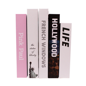 กล่องออกแบบเปิดปิดแบบโบราณสำหรับตกแต่งบ้านหนังสือ faux สำหรับตกแต่งบ้านทำจากกระดาษแข็งกระดาษออฟเซ็ตและกระดาษศิลปะ - Product Image 4