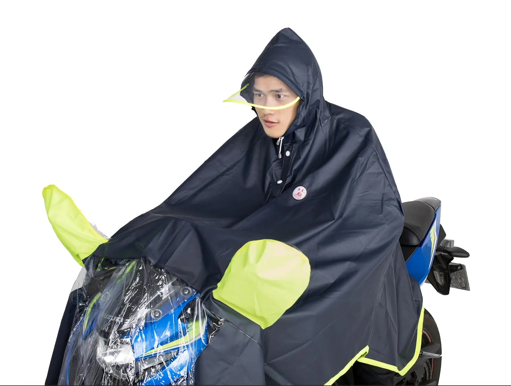 Vendita calda Full Body Rainstorm Prevention Poncho da moto lavorato a maglia da uomo da donna