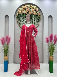 Wholesale Factory Supply Alia Cut Anarkali Kurtis Pent with Dupatta for Office and Regulars Wear From <strong>India</strong> - Product Image 3