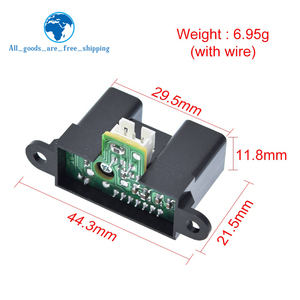 TZT GP2Y0A02YK0F赤外線IRセンサー赤外線近接センサー障害物回避検出20-150cm距離測定ケーブルで - Product Image 2
