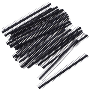 Single Row Pin <strong>Header</strong> 2.54 Vertical 40 2.54mm OEM Male Female Break-away <strong>Header</strong> Board to Board PCB Berg <strong>Connector</strong> - Product Image 1