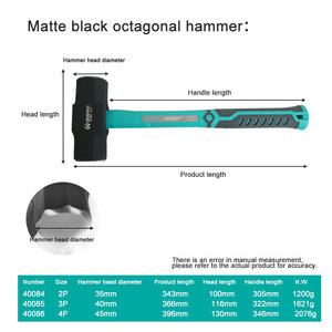 Giả mạo một mảnh tích hợp tất cả các thép xử lý Câu Lạc Bộ ném đá BÚA TẠ - Product Image 5