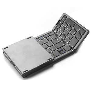 Tri-folding Wireless Portable <strong>Keyboard</strong> Cheapest Ultra-thin <strong>Mini</strong> <strong>bluetooth</strong> <strong>Keyboard</strong> with Number Pad Small <strong>Keyboard</strong> for Laptop