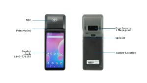 Dispositivo Goodcom Android POS para impresión de pedidos de alimentos, impresora integrada, servicio OEM - Product Image 2