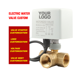 三线双控常闭电动球阀PN16带IP54电动220VAC 24VAC控制阀执行器 - Product Image 4