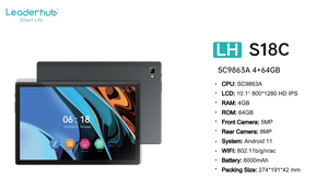 Android 11 OS Tablet Computer ip SC9863A Octe-core HD Display WiFi 3G/4G SIM Card Slot 10 "Tablet PC - Product Image 2