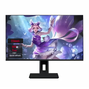 27英寸平板液晶游戏显示器，带4K 165HZ FHD IPS面板DP接口弧形功能灯扬声器-桌面使用 - Product Image 1