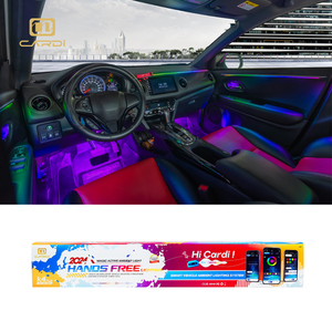 For 'CARDI' K4 Plus <strong>4</strong>-IN-1 Music-Synchronized Ambient <strong>LED</strong> Lighting for Car Decor New Condition - Product Image 2