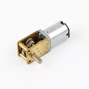机器人自动门锁定制90度涡轮蜗轮减速箱微型N20 DC刷微型电机 - Product Image 3