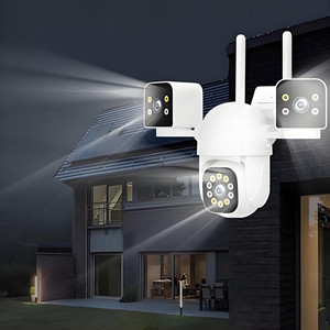 Cámara IP IPC360 de 6MP con zoom 10X, inalámbrica de tres lentes con micrófono incorporado para el hogar y la opción de almacenamiento de datos de seguridad al aire libre - Product Image 5