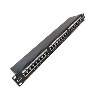 19英寸1U梯形插孔光纤无工具ODF Utp光学接线板，带电缆管理器 - Product Image 2