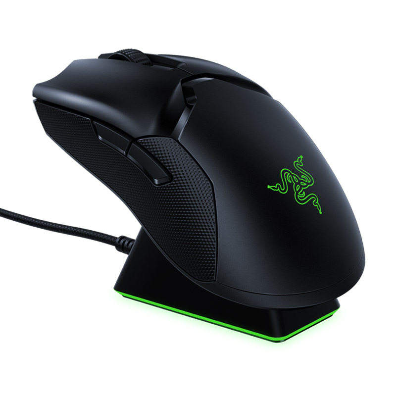 Razer Viper Ultimate con base de carga-Negro