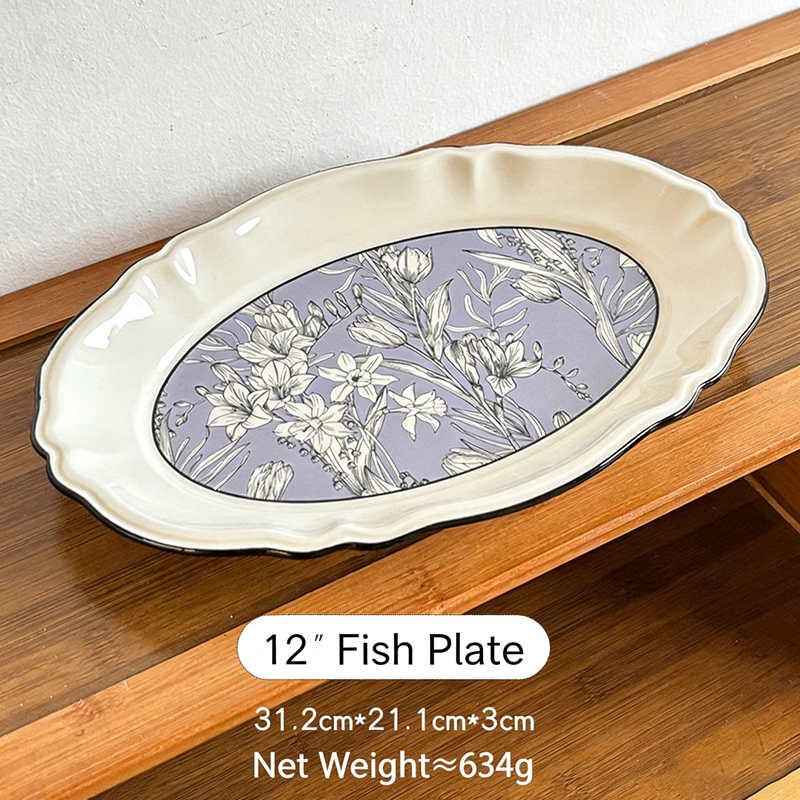 assiette de 12 pouces