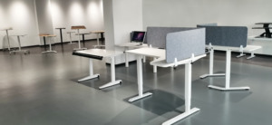 Pneumatic <strong>Simple</strong> <strong>Computer</strong> <strong>Desk</strong> Frame Stand up Office Furniture Space Saving Mobile Height Adjustable <strong>Desk</strong> with Tilt Desktop - Product Image 6
