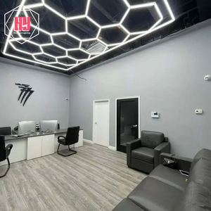 Factory Car Workshop luce a nido d'ape Design geometrico fai da te ad alta luminosità esagonale Garage luce da lavoro esagonale luce a Led - Product Image 2