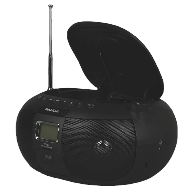 Draagbare Mp3 Cd Speler Fm Am Radio Batterij Ac Power Met Hoofdtelefoon Jack Handheld Cd Boombox