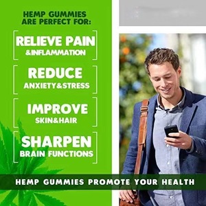 Private Label Hanf Gummies Candy für Erwachsene Wirksam zur Schmerz linderung und besseren Schlaf - Product Image 2